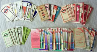 Considerable quantity of London Transport POCKET M