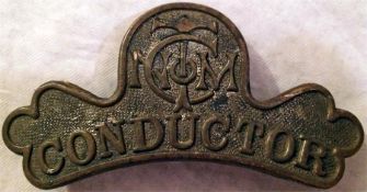 North Metropolitan Tramways Company CAP BADGE issu