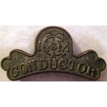 North Metropolitan Tramways Company CAP BADGE issu