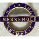 1920s 'Messenger' CAP BADGE used on the Undergroun