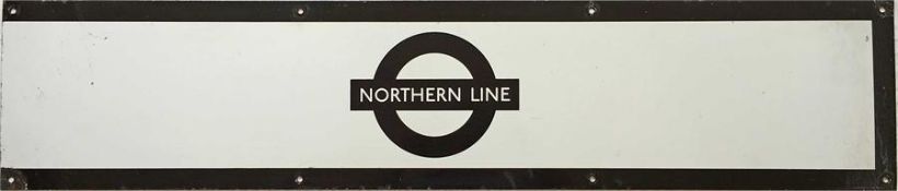 London Underground 1950s/60s enamel STATION FRIEZE