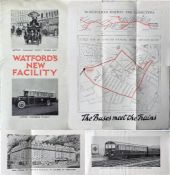 c1925 Metropolitan Railway LEAFLET 'Watford's New