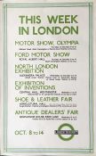 Original 1934 London Transport double royal POSTER