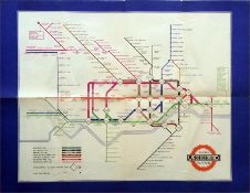 1936 London Transport Underground POSTER MAP desig