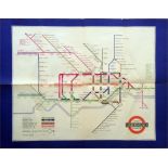 1936 London Transport Underground POSTER MAP desig