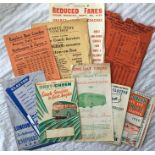 1930s-1950s COACH SERVICE & EXCURSION LEAFLETS fro