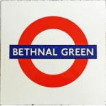 London Underground enamel PLATFORM ROUNDEL SIGN fr