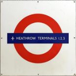 London Underground PLATFORM ROUNDEL SIGN from Heat