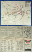 1919 London Underground MAP OF THE ELECTRIC RAILWA