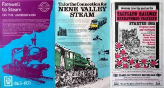 Original steam-related, double-royal POSTERS compr