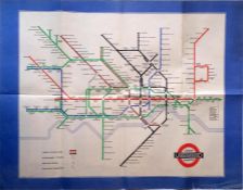 1939 London Transport Underground POSTER MAP desig