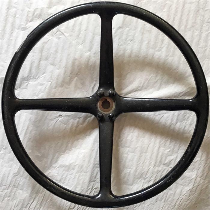 A vintage bus or lorry STEERING WHEEL, quite possi - Image 2 of 2