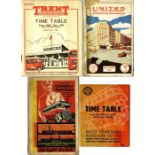 Trent Motor Traction Co TIMETABLE BOOKLET dated Ma