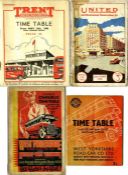 Trent Motor Traction Co TIMETABLE BOOKLET dated Ma