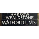 London Underground 1938 Tube Stock enamel DESTINAT