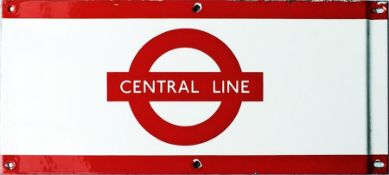 London Underground 1950s/60s enamel STATION FRIEZE