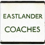 London Transport bus stop enamel E-PLATE for Eastl