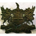 London United Tramways tram conductor's CAP BADGE