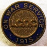 London General Omnibus Company 'ON WAR SERVICE' LA