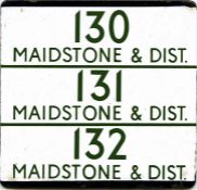 London Transport bus stop enamel E-PLATE for Maids