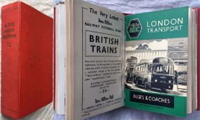 Bound volume of Ian Allan ABCs of London Transport