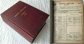 Official bound volume of London Transport Railways