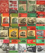 Quantity of Ian Allan 'ABC' BOOKLETS of London Transport services (mainly buses and coaches) dated