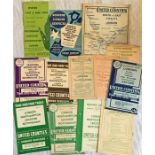 Selection of United Counties EXPRESS SERVICE LEAFLETS dating from the 1930s (mostly) and the