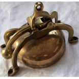 A brass bus or tram BELL as used to stop the vehicle on request. Designed to be fitted to the