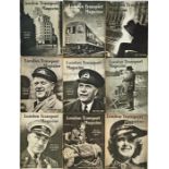 A complete run of London Transport MAGAZINES from issue no 1 (April 1947) to no 9 (December 1947).