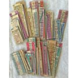 Large quantity of LCC Tramways & London Transport geographical-type TRAM PUNCH TICKETS from the