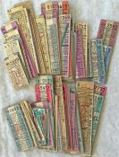 Large quantity of LCC Tramways & London Transport geographical-type TRAM PUNCH TICKETS from the