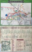 1909 London Underground POCKET MAP 'What to See and How to See it, The Excursionists' Guide with