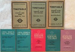 London Transport Country Area Buses OFFICIAL'S AREA TIMETABLES for North-West District dated 5.12.