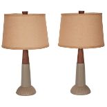 Gordon Martz (b. 1924) & Jane Marshall Martz (1929-2007) for Marshall Studios, table lamps, pair,