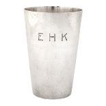 The Kalo Shop, tumbler, # W2, of equestrian 1930 American Derby interest, Chicago, IL, hand