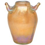 Louis Comfort Tiffany (1848-1933), vase, #o6279, New York, NY, gold Favrile glass, signed, numbered,