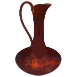 Matthew A. Daly (1860-1937) for Rookwood Pottery, Three-Toed Red Dragon ewer, #468A, Cincinnati, OH,