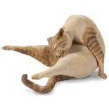 Esther Shimazu, (American, b. 1957), Small Lick, 1996, ceramic, signed and dated, 8"h x 13"w x 7"