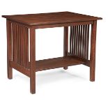 Gustav Stickley, spindle table, #655, Eastwood, NY, oak, unsigned, 36"w x 24"d x 29"h Spindled
