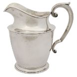 Watson Company, 5 pint water pitcher, #B297, Attleboro, MA, sterling silver, stamped marks, 9"w x