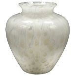 Steuben Glass Works, Cluthra vase, #2683, Corning, NY, glass, acid etched signature, 7.25"dia x 8.