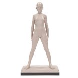 Anton Momberg (South African, b.1951) Standing Nude sculpture, South Africa, marble dust, resin,