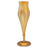Louis Comfort Tiffany (1848-1933) vase, #5978E, New York, NY, gold Favrile glass, signed,