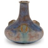 Adelaide Alsop Robineau (1865-1929) Scarab vase, Syracuse, NY, crystalline glazed ceramic, signed,