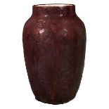 Hugh C. Robertson (1845-1908) for Dedham Pottery, vase, Dedham, MA, glazed ceramic, incised