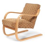 Alvar Aalto (1898-1976) for Artek, Cantilever lounge chair, model 34/402, Finland, 1950s-60s,