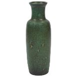 Teco, W.D. Gates (1852-1935) designer, vase, #162, Chicago, IL, matte glazed ceramic, impressed