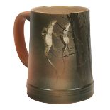 Kataro Shirayamadani (1865-1948) for Rookwood Pottery, Lizard mug, #587W, Cincinnati, OH, 1891,