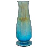 Louis Comfort Tiffany (1848-1933) vase, #1107-2206M, New York, NY, blue Favrile glass, signed,